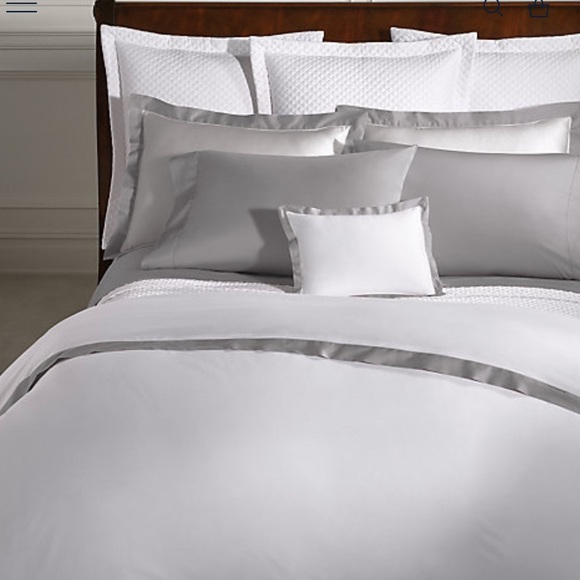 Ralph Lauren Organic Sateen Cotton King Pillowcase Set (2) Platinum $130 NWT - Picture 3 of 10